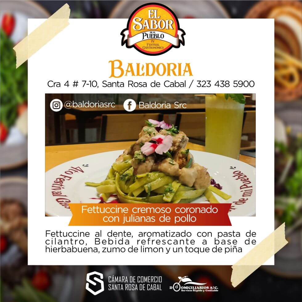 Restaurante Baldoria Ubicado en la Calle 4 # 7-10 Participa con Ceviche de chorizo