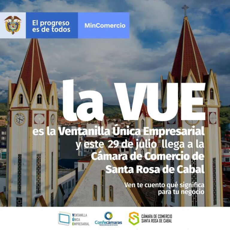 VUE quiere decir Ventanilla Única Empresarial