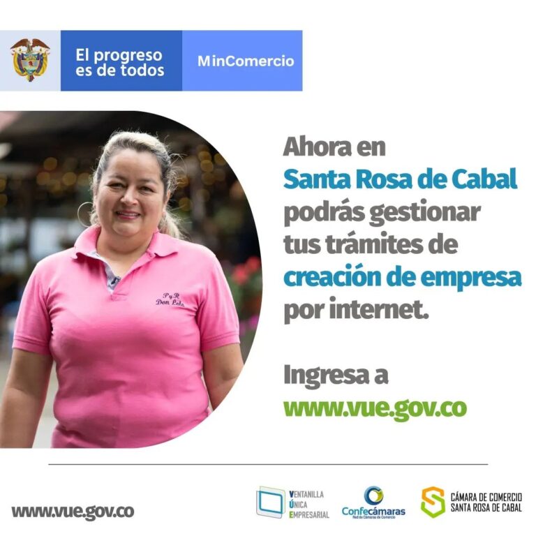 ¡Crear empresa en #SantaRosadeCabal ahora es más fácil!