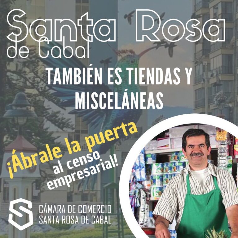 ¡Ábrale la puerta al censo empresarial en Santa Rosa de Cabal!