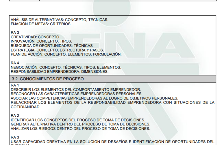 Emprendedor En Desarrollo De Actividades Turisticas En Espacios Naturales