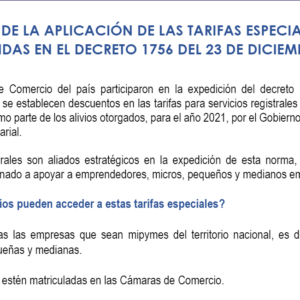 ABC DE LAS TARIFAS DECRETO 1756 DE 2020 – ENFOQUE EMPRESARIOS
