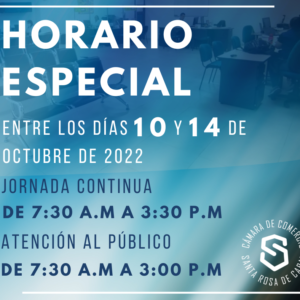 Horario Especial