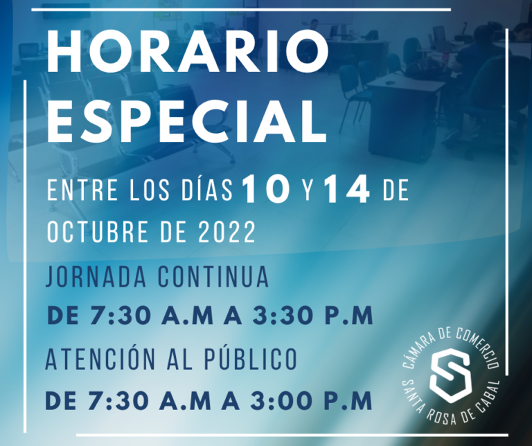Horario Especial