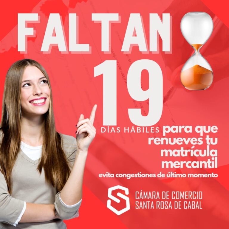 Faltan 19 dias
