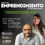 Invitación a jornada de lleva tu emprendimiento al siguiente nivel