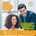 Pieza publicitaria Capacitación Renta Persona Natural.