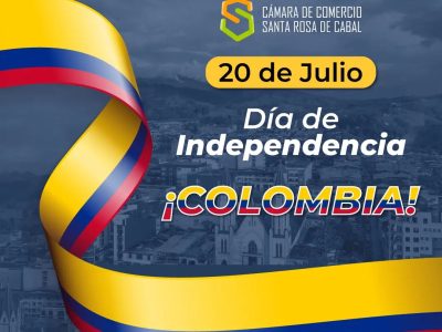 Desde el sector empresarial y comercial seguimos aportando a la construcción de una mejor Colombia 🇨🇴
En la Cámara de Comercio de Santa Rosa de Cabal conmemoramos los 212 años del grito de independencia.
#20dejulio