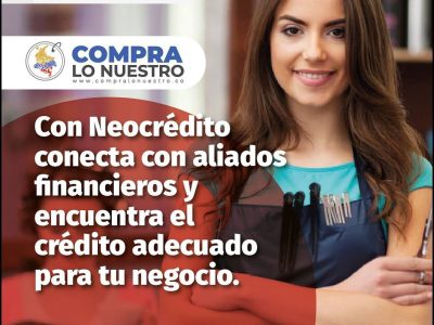 Compra Lo Nuestro en alianza con @Bancoldex presentan Neocrédito la nueva plataforma virtual que te pone en contacto con aliados que ofrecen posibilidades reales de financiamiento empresarial.
Con Neocrédito las empresas pueden solicitar un crédito cargando en la plataforma una documentación estándar, comparar y elegir el que mejor se ajuste a sus necesidades.
Para acceder al beneficio puedes seguir estos pasos:
* Regístrate en el sitio web de neocrédito.
* Ingresa tu información de registro y tu necesidad de financiación.
* Adjunta la documentación requerida.
* Solicita tu crédito.
* Compara las ofertas de crédito que recibes de nuestros aliados financieros y selecciona la que mejor se acomode a tu flujo de caja e intereses.
* ✅ Accedes al crédito.
Conoce más en: https://compralonuestro.co/services/details/425660