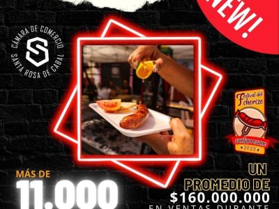 Reconocimiento sobre cantidad de ventas del festival del chorizo.